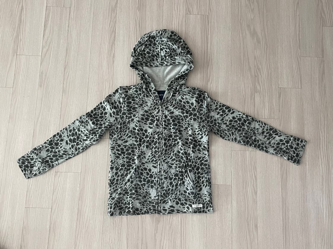 갸루 레오파드 집업 상품이미지1