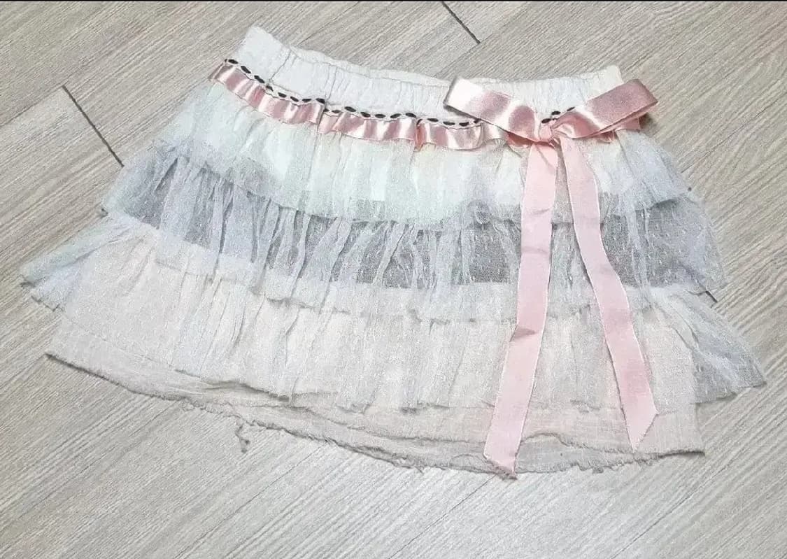 레이스 발레코어 스커트 상품이미지1