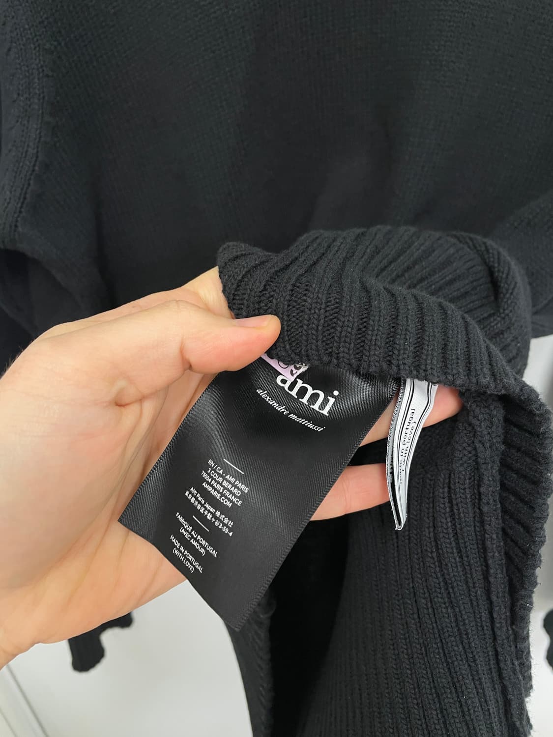 Ami 검정니트 xl, 백화점 정품 상품이미지4