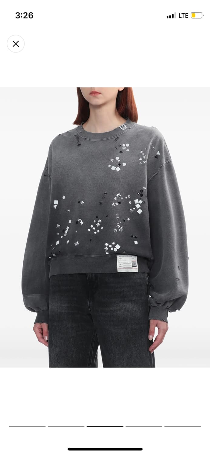 (새상품) 미하라야스히로 맨투맨 스웻셔츠 상품이미지3