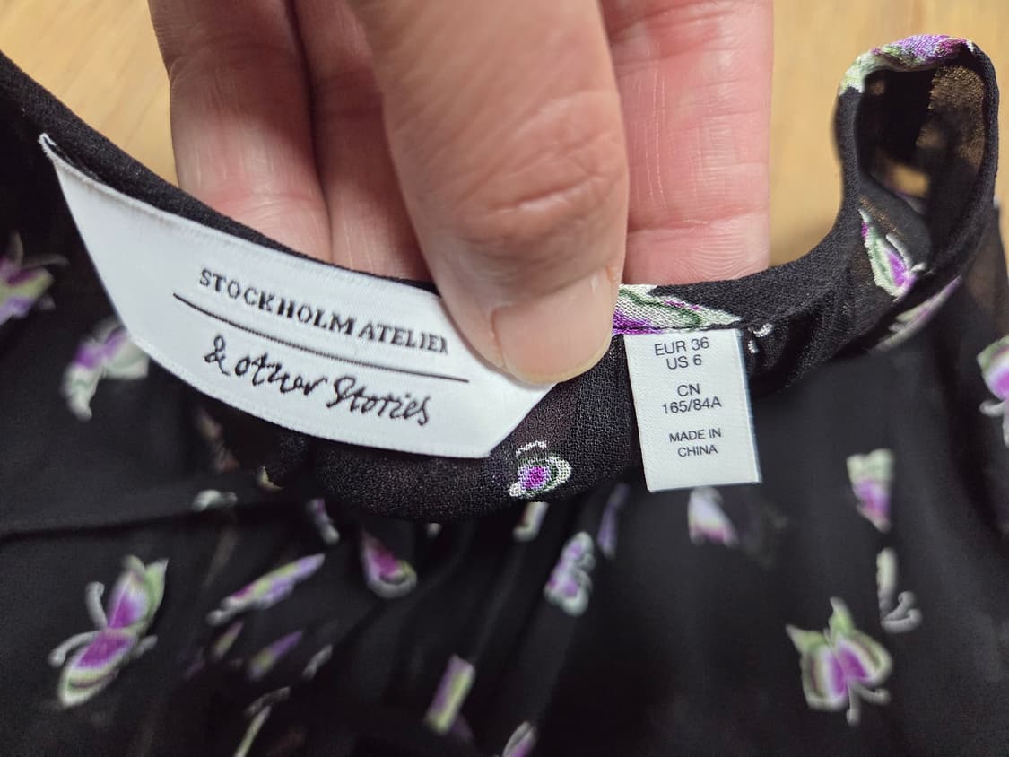 앤아더스토리즈(& Other Stories) 나비패턴 원피스 55-66 상품이미지9