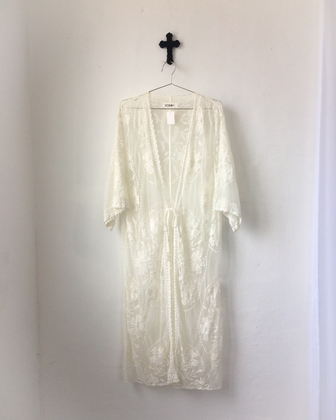 Lace long cardigan 상품이미지2