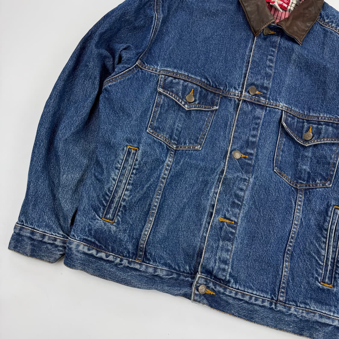 말보로컨트리스토어 레더넥 청자켓 상품이미지2