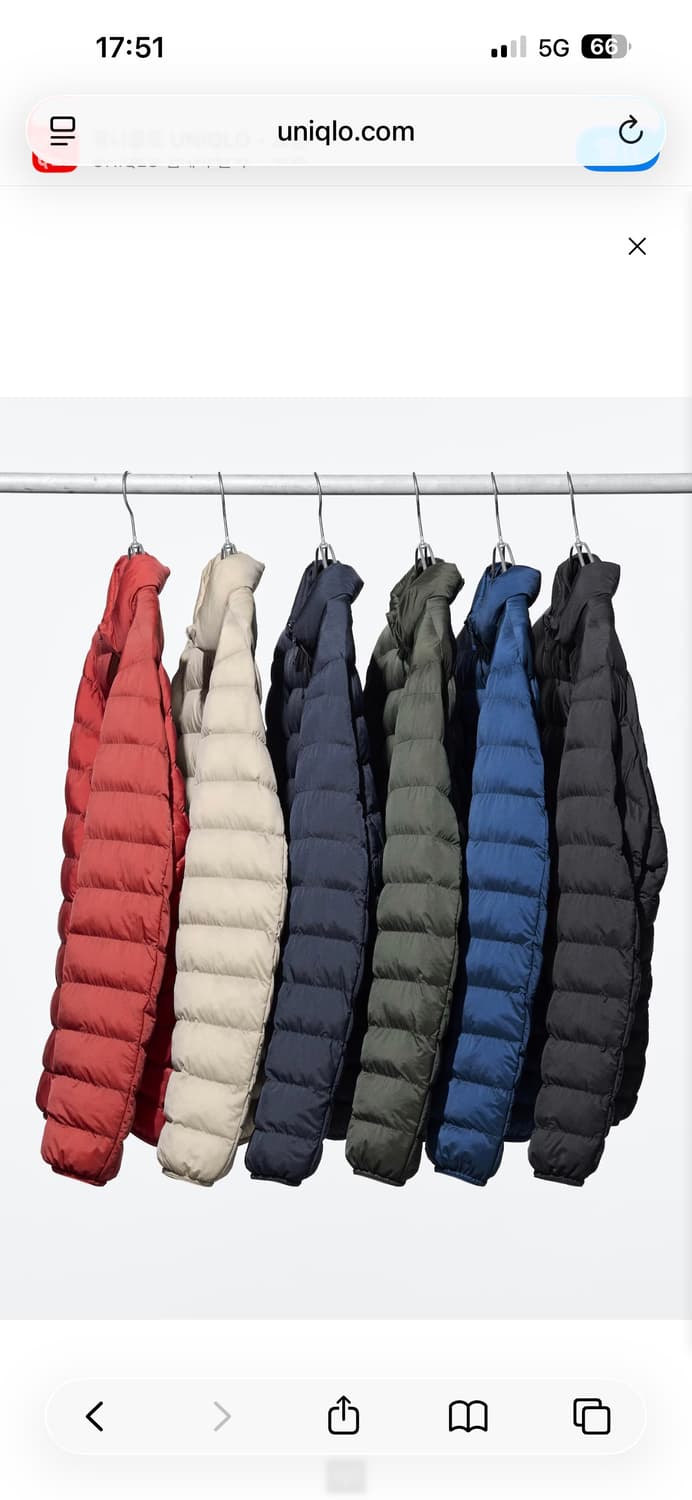 유니클로 퍼프테크 경량패딩 XL 판매 상품이미지7