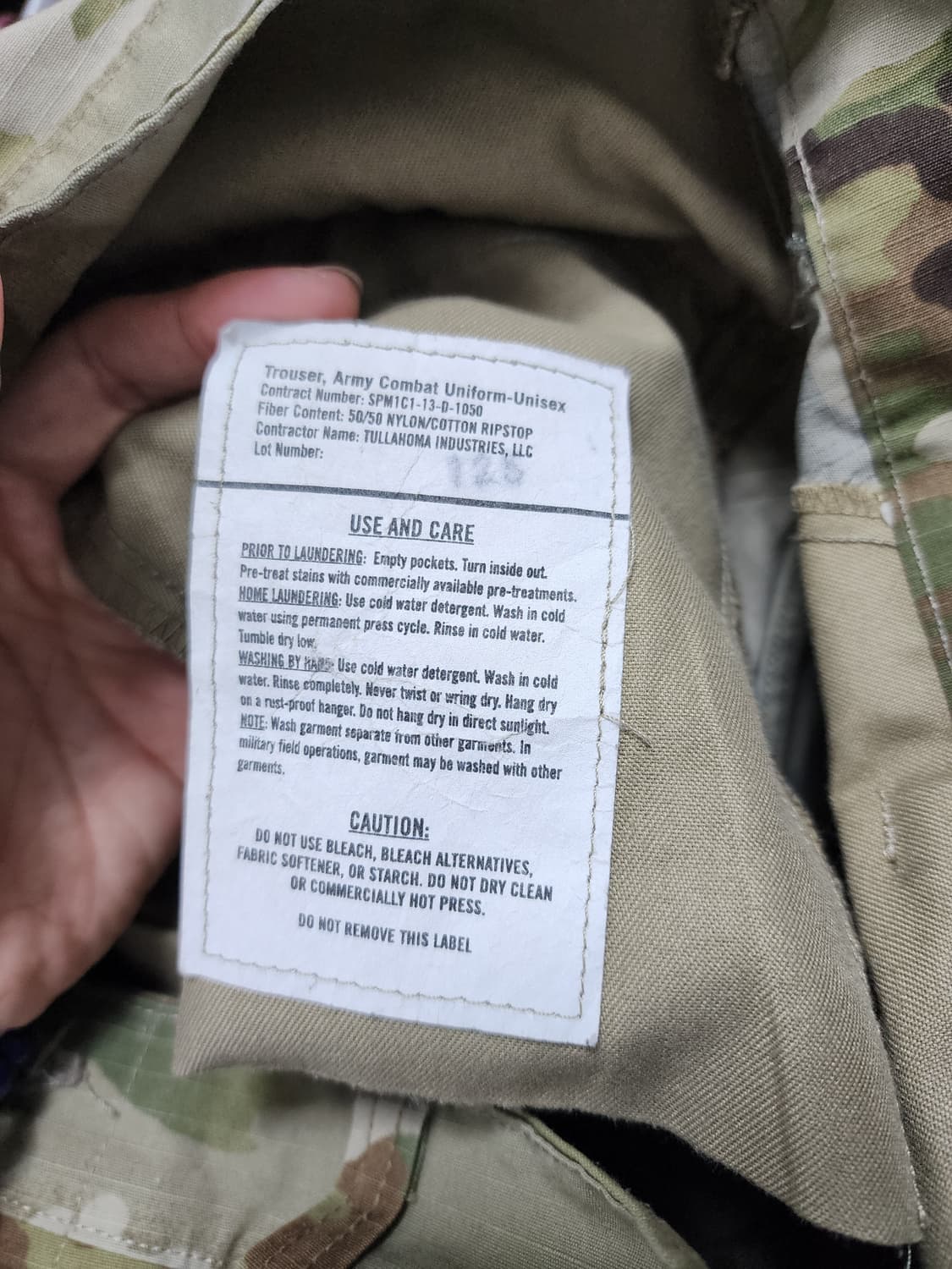 미군 멀티캠 OCP 팬츠 상품이미지5