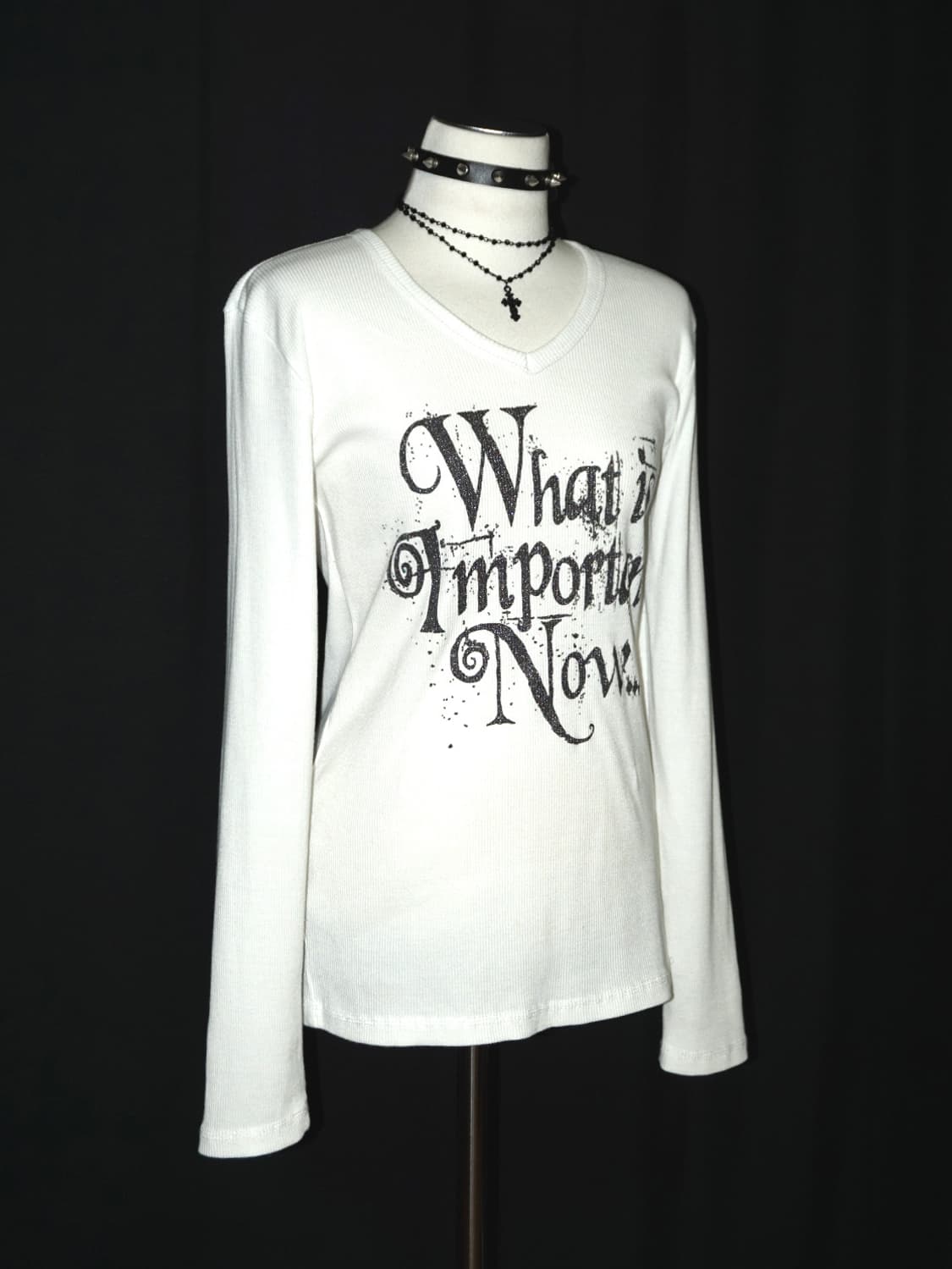 (may champ) y2k grunge font t  상품이미지2