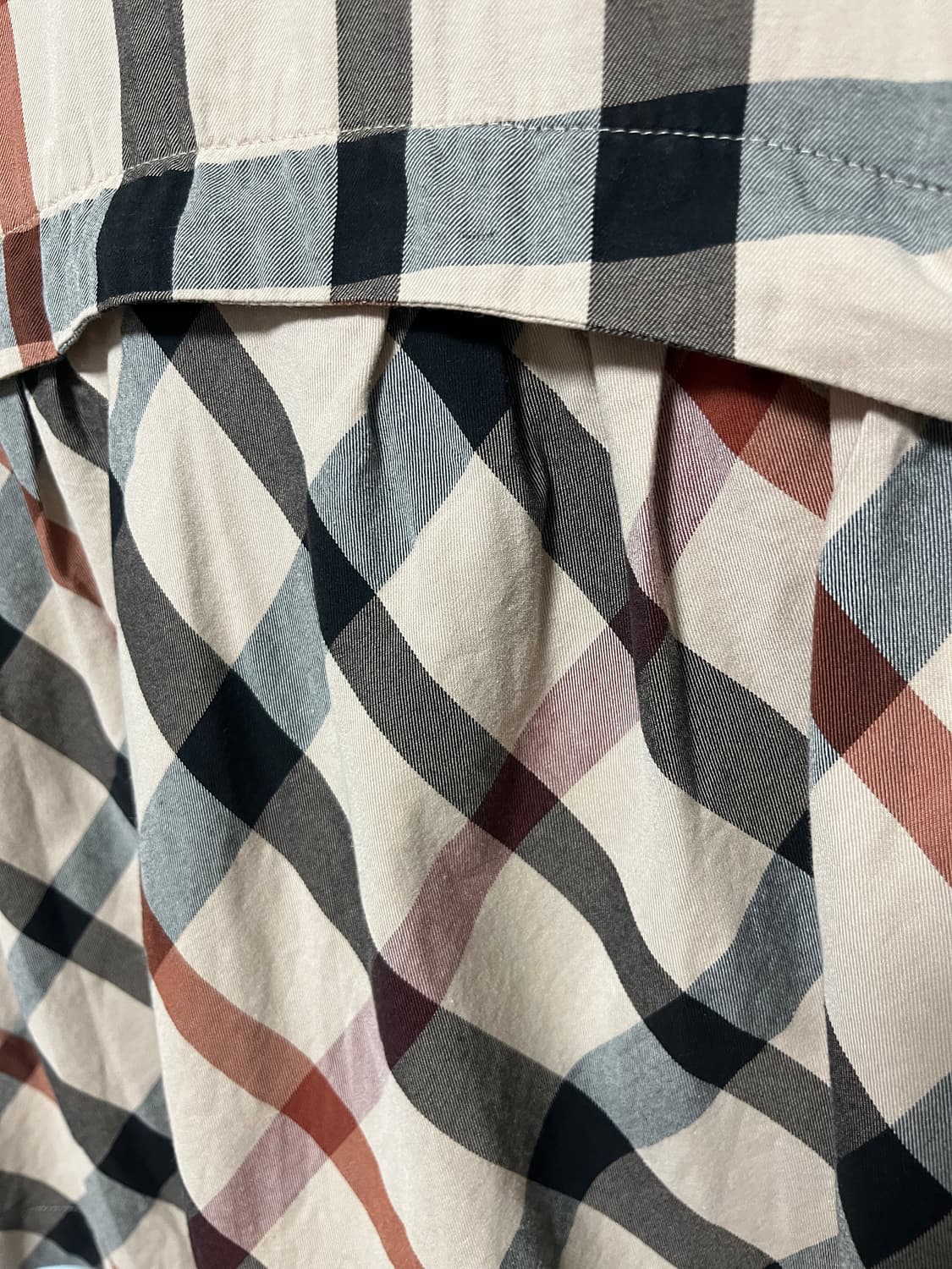 닥스 키즈 체크무늬 긴팔 원피스 상품이미지3