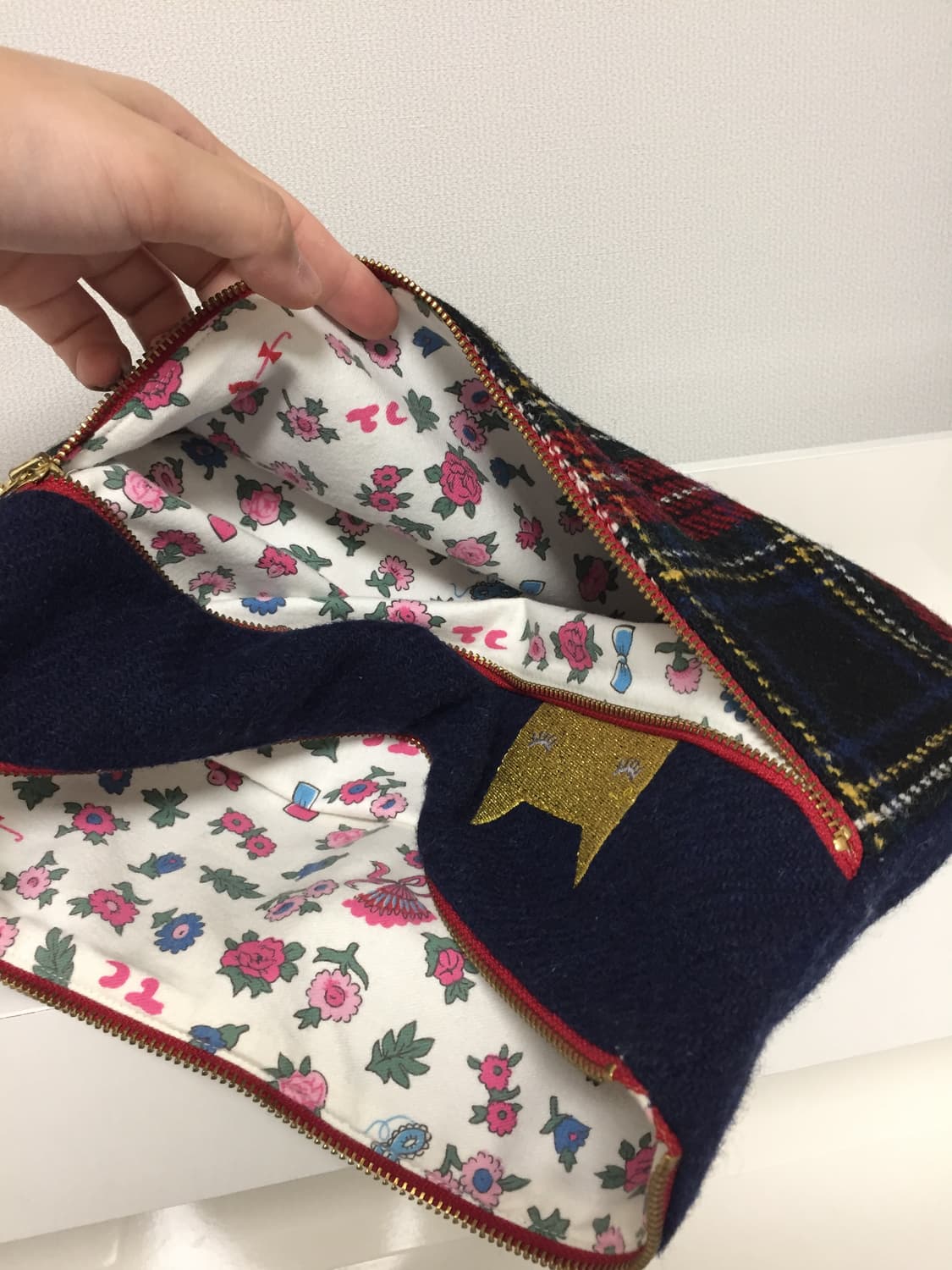 tsumori chisato SLEEP X HARRIS TWEED 파우치 상품이미지3