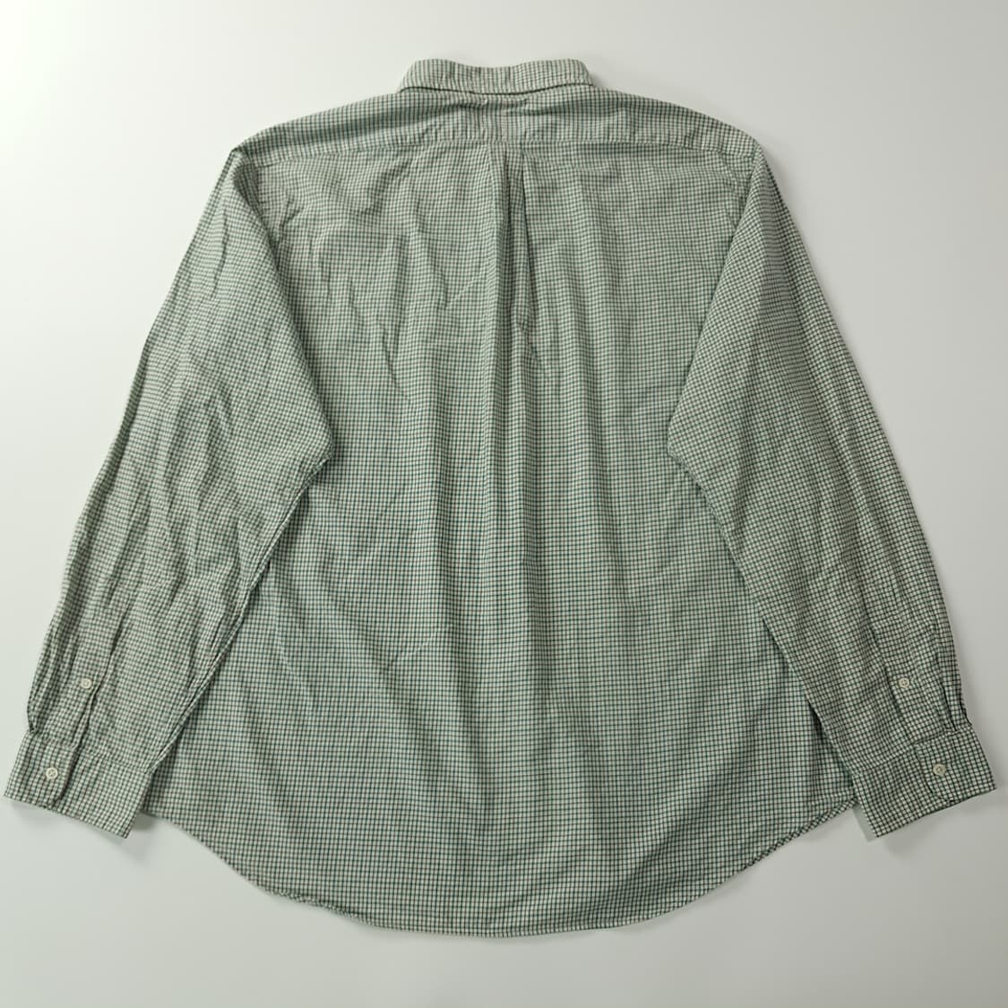 CK713 2XL 폴로 90s 그린브라운 마이크로체크 셔츠 남방 상품이미지6