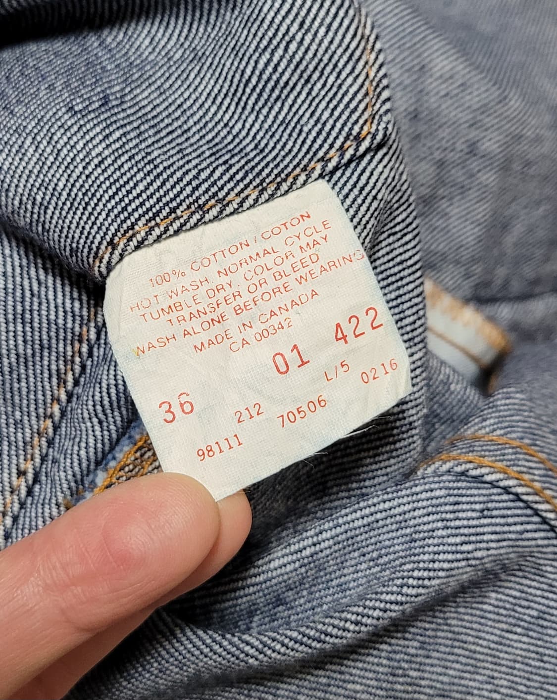 80s 리바이스 트러커 자켓 70506 상품이미지5