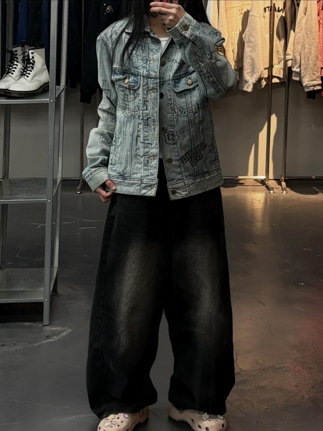 폴로랄프로렌 그래피티 데님 트러커자켓 A3606 상품이미지1