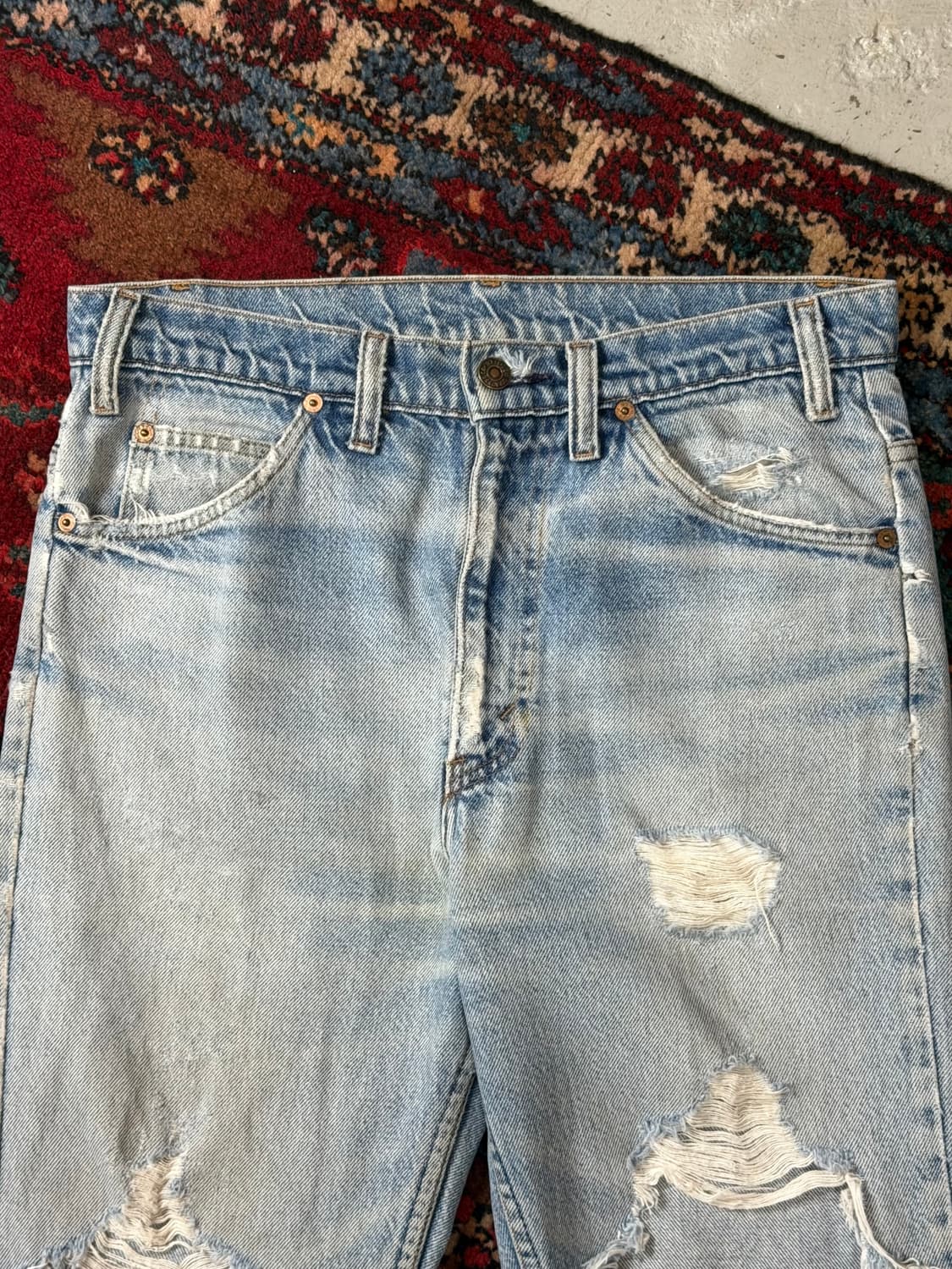 90's USA 빈티지 리바이스 517 오렌지탭 부츠컷 상품이미지5