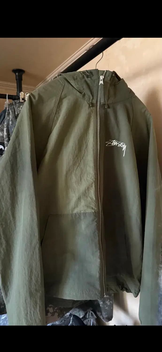 스투시 비치쉘 포레스트 그린 m팝니다 상품이미지1