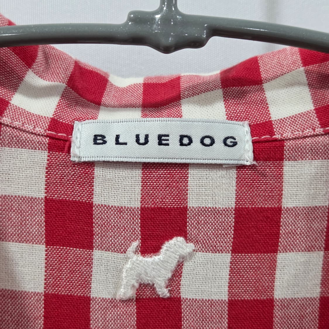 블루독 체크 카라 원피스 130 상품이미지3