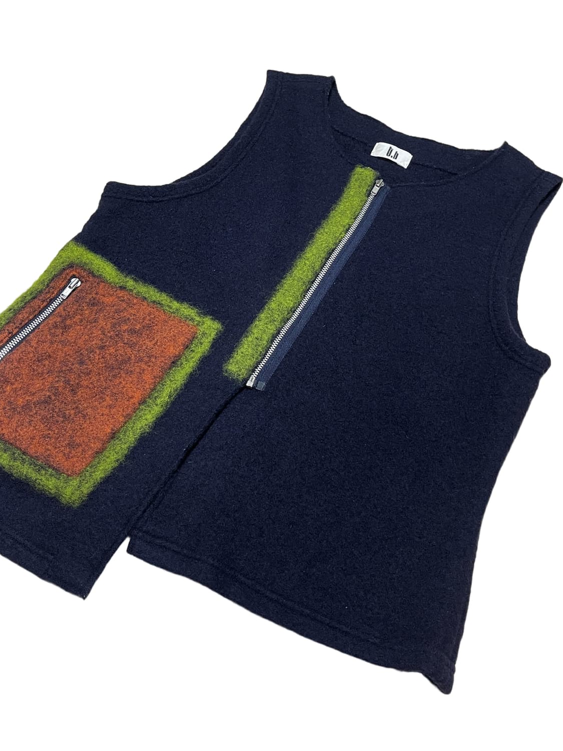 t.b(Teresa van buren) Wool Zip Vest 상품이미지2