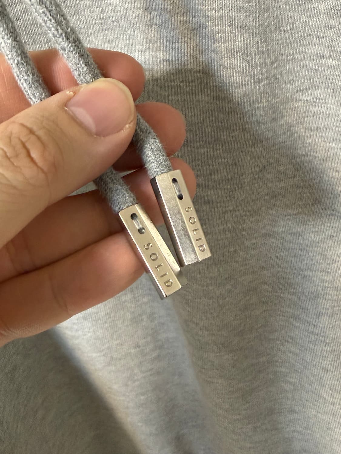 솔리드옴므 그라데이션 백로고 자수 후드 상품이미지4