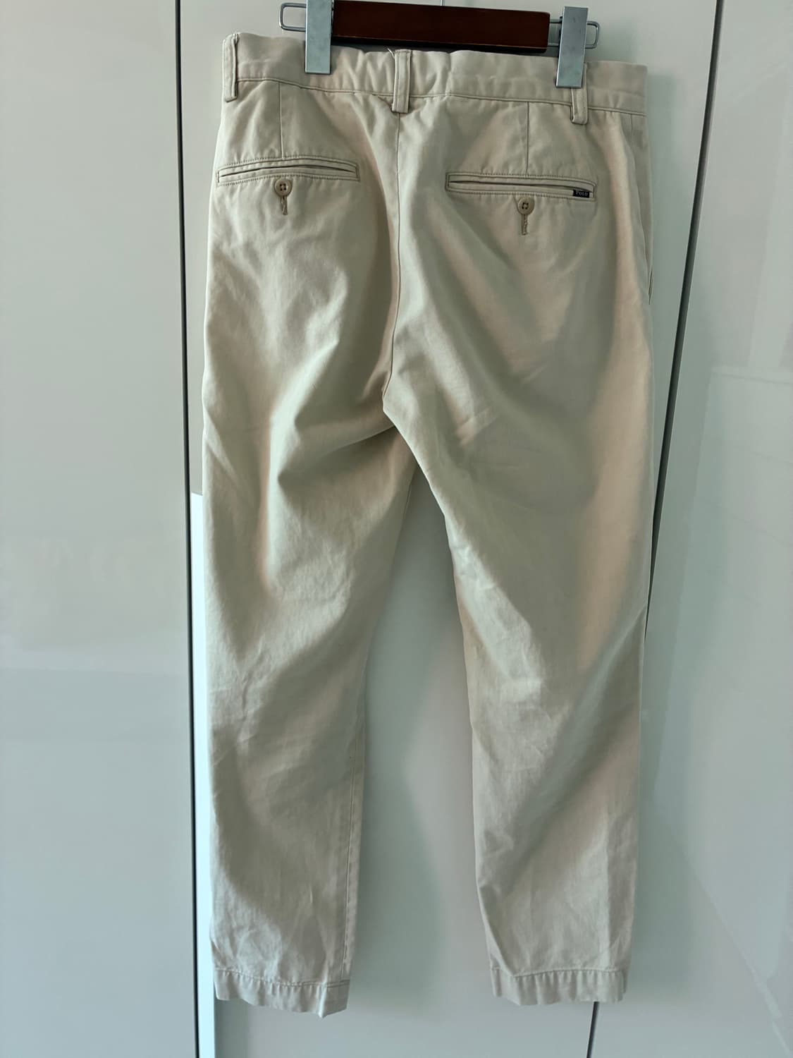 Polo Ralph Lauren 에크루 슬림핏 치노 팬츠 상품이미지2