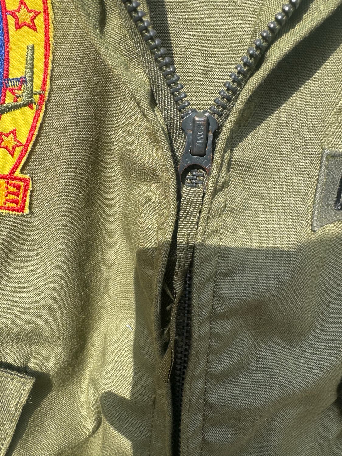 70s 미군 오리지널 조종사 경량 자켓 탱커 공군 노멕스 항공 자켓 상품이미지6