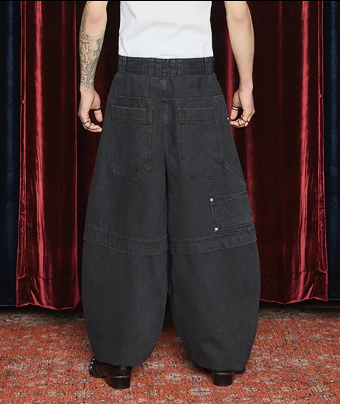 Opus 0012 ballon denim pants 상품이미지2