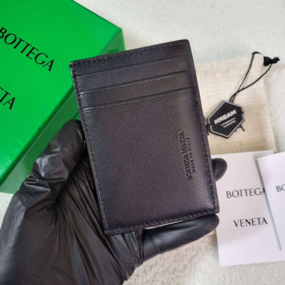 [신형/1회착용] 보테가베네타 맥시 카세트 카드홀더 사이즈 상품이미지3