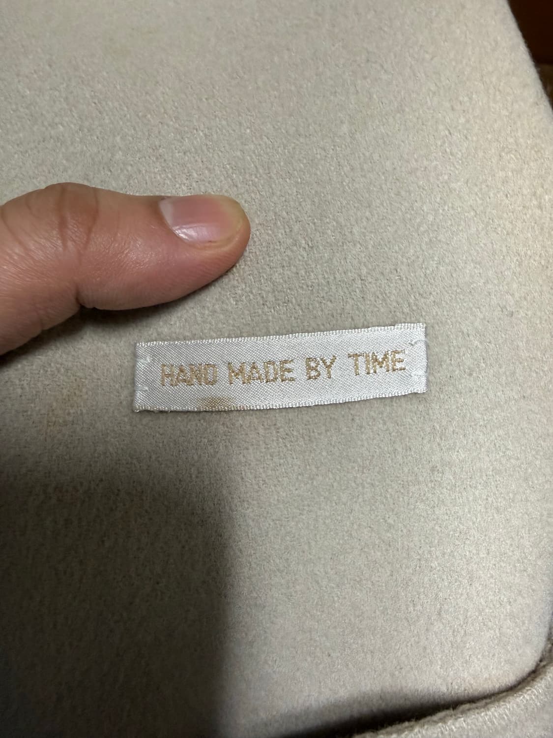 TIME 타임 핸드메이드 롱 코트 상품이미지3