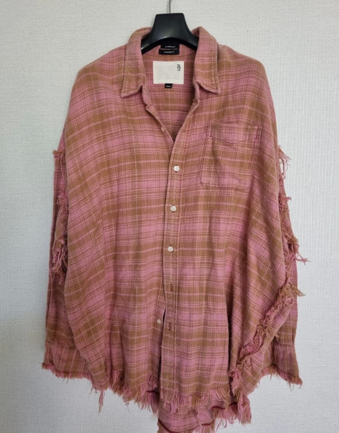 R13 슈레드 심 셔츠 xs  상품이미지3