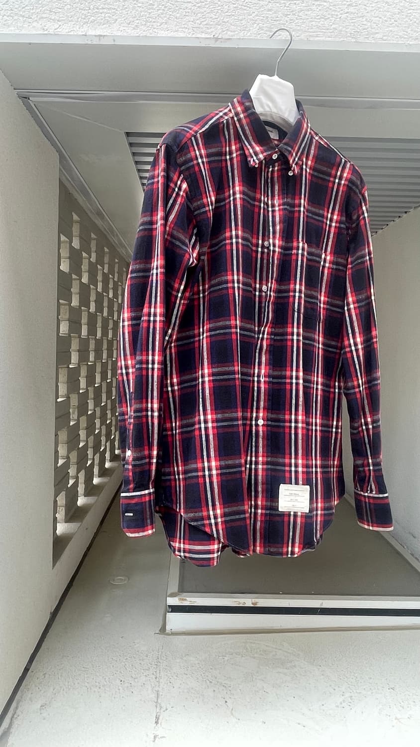 (Archive) Thom Browne Wool Flannel Check 상품이미지1