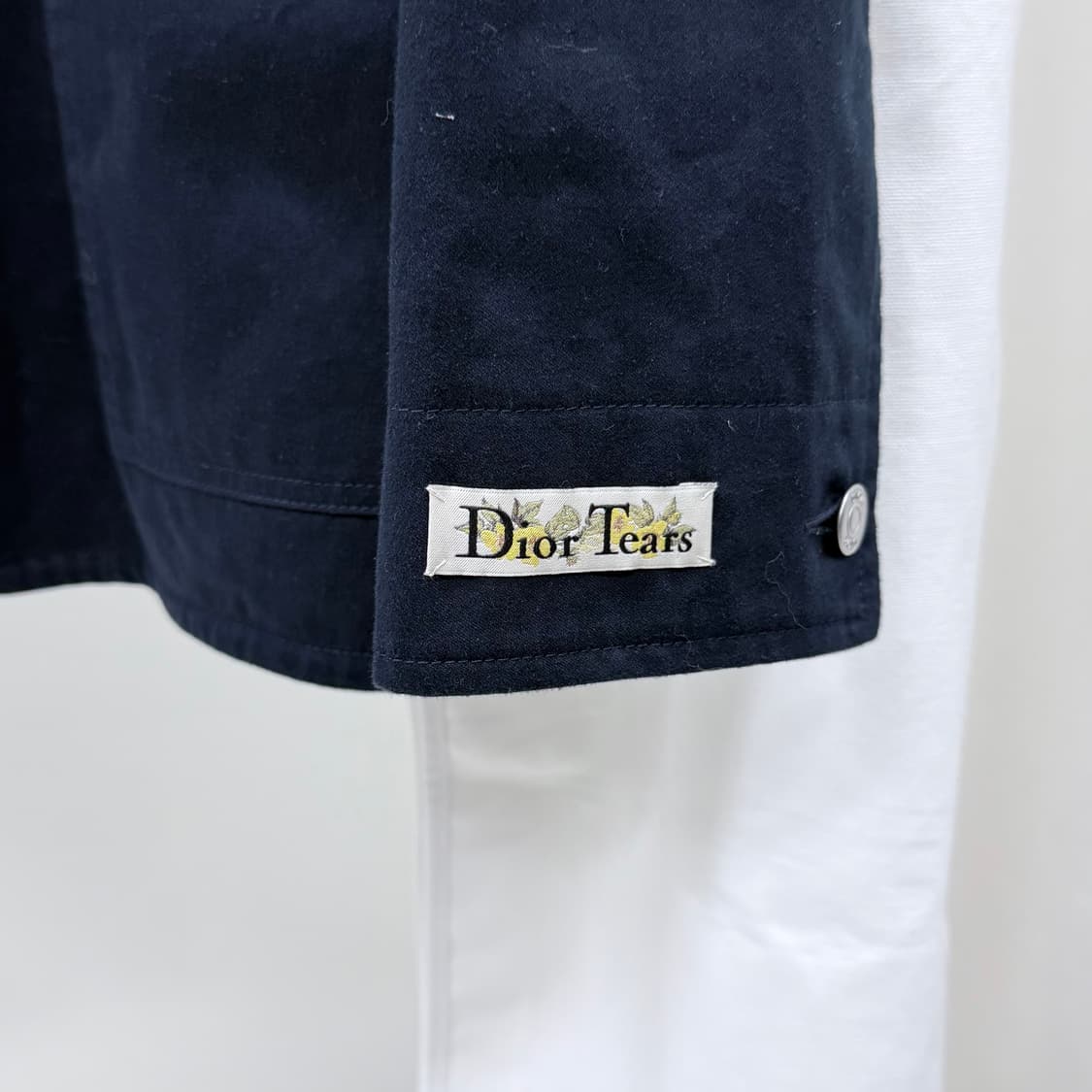 [S급/52] 디올 x 티어스 데님 블루종 자켓 다크네이비 상품이미지6