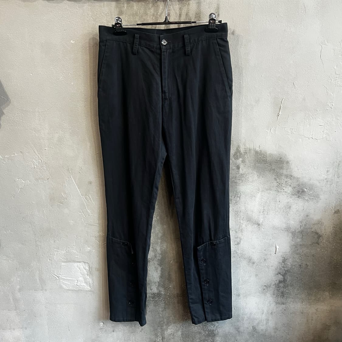 19aw 요지 야마모토 버튼 슬릿 트라우저 상품이미지2