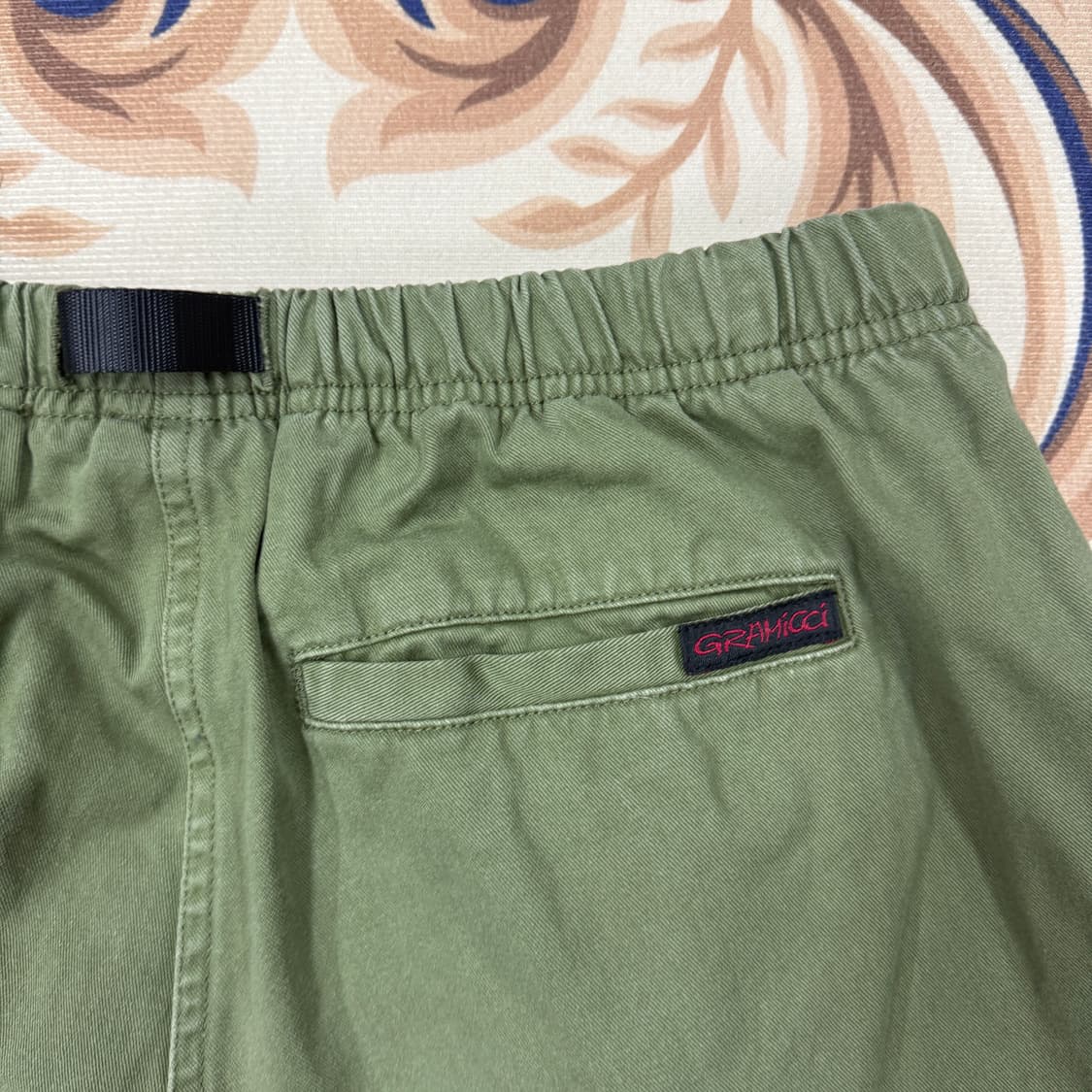 (S) 그라미치 Gramicci 코튼 밴딩팬츠(올리브) 상품이미지5