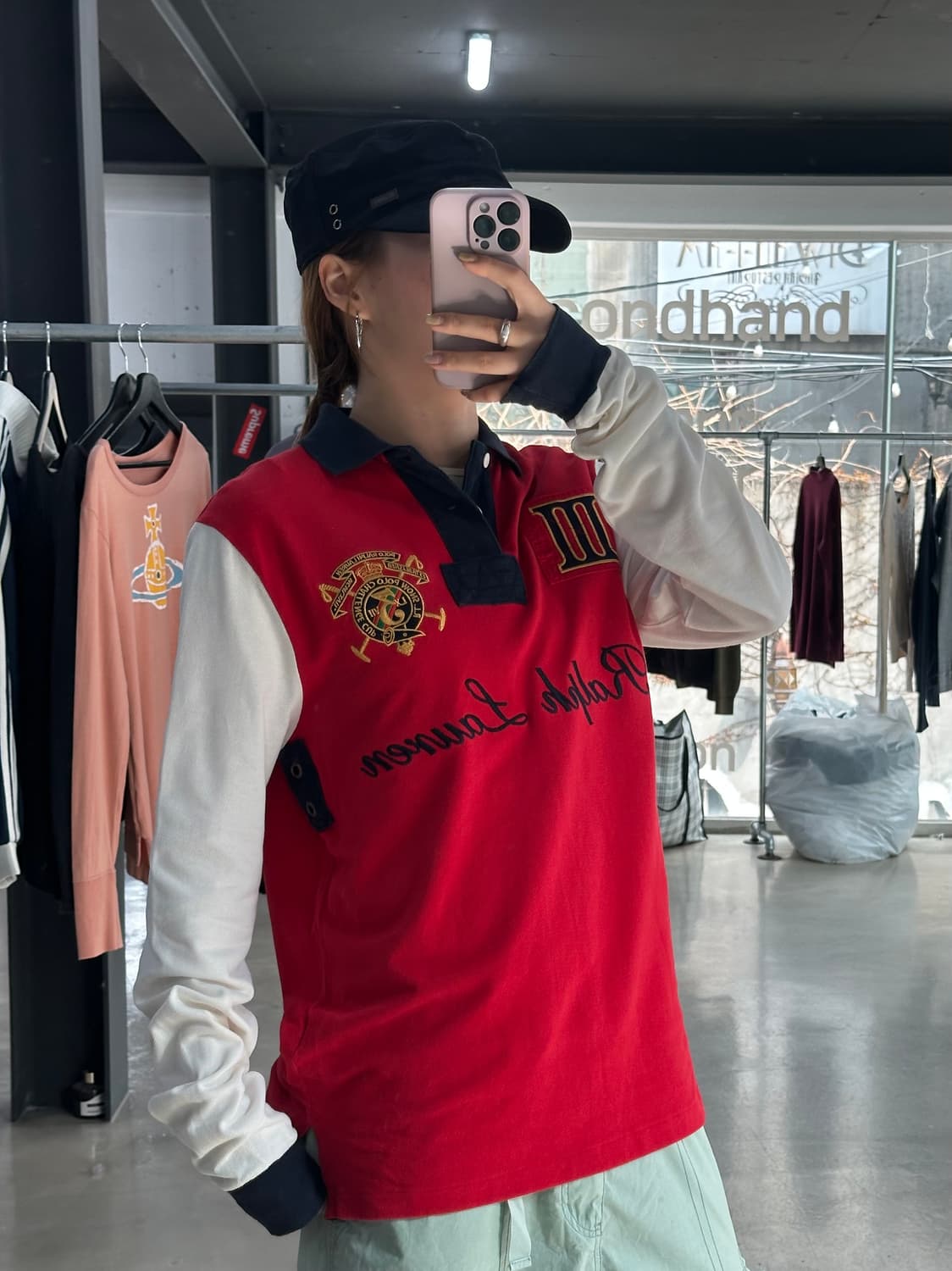 폴로랄프로렌 치프키프 빅로고 Pk긴팔티 상품이미지1