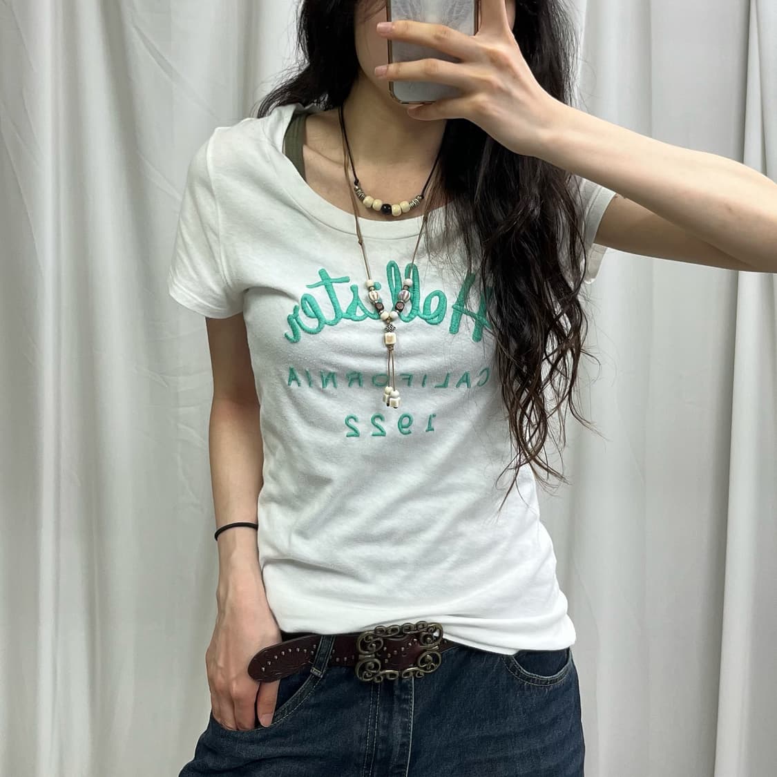 Hollister white T-shirts 상품이미지2