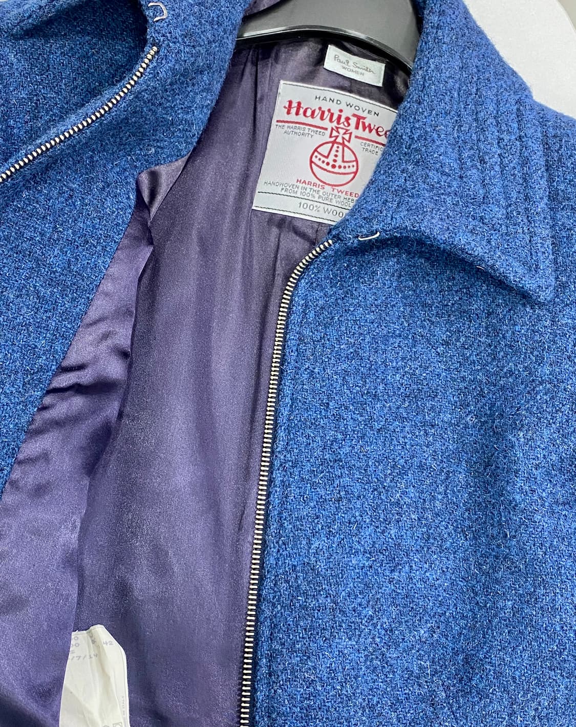 폴 스미스x해리스 트위드 블루종 자켓 42 상품이미지6