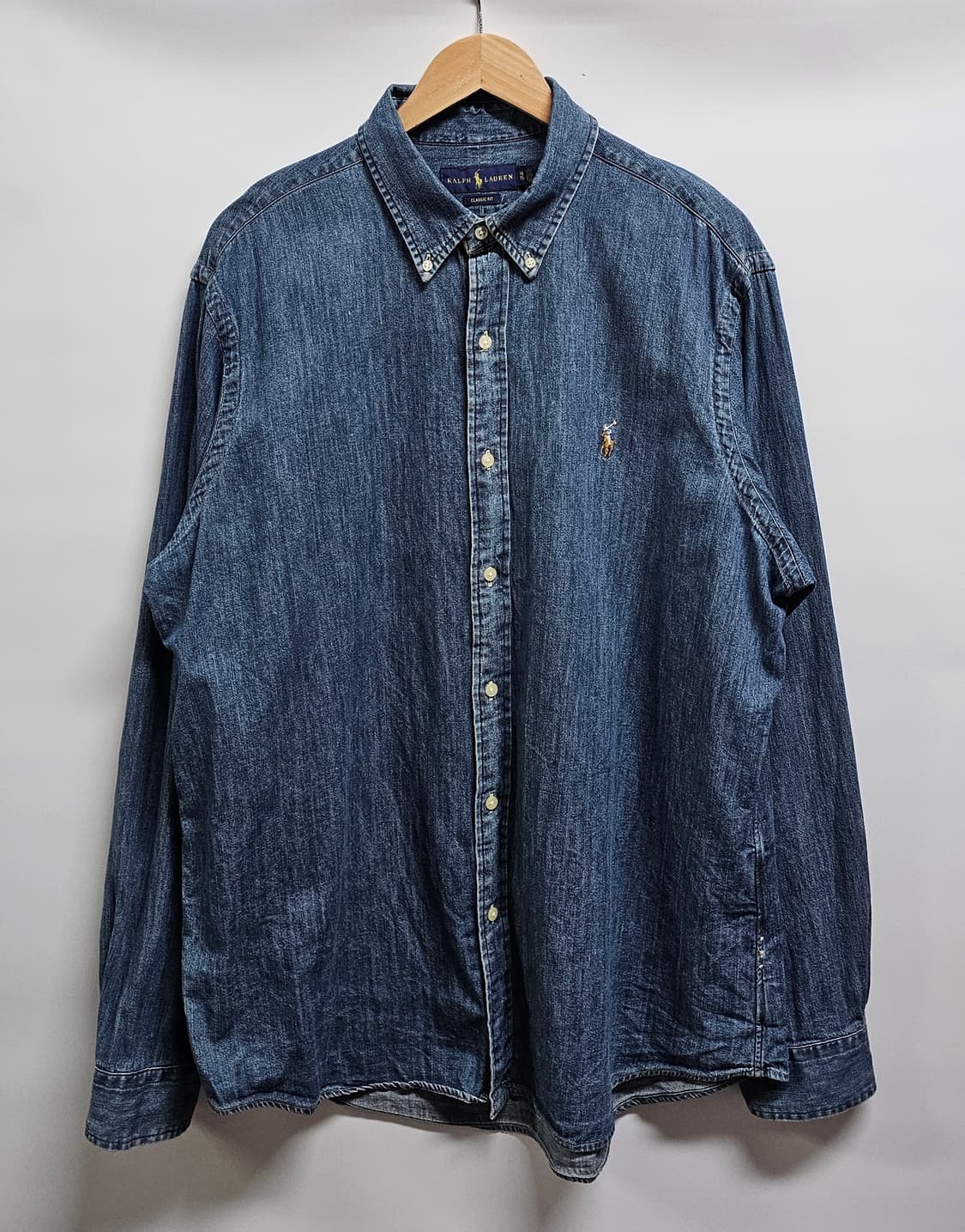 폴로랄프로렌 클래식핏 데님셔츠 XL 상품이미지1