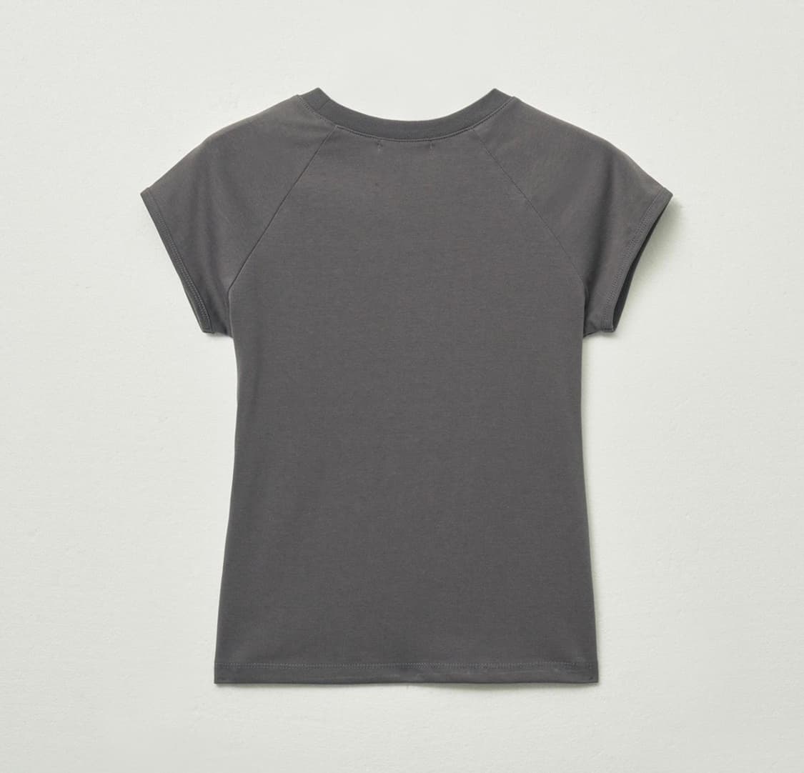 헬레네파리스 엔젤 윙스 큐빅 하프 티셔츠 문그레이 상품이미지2