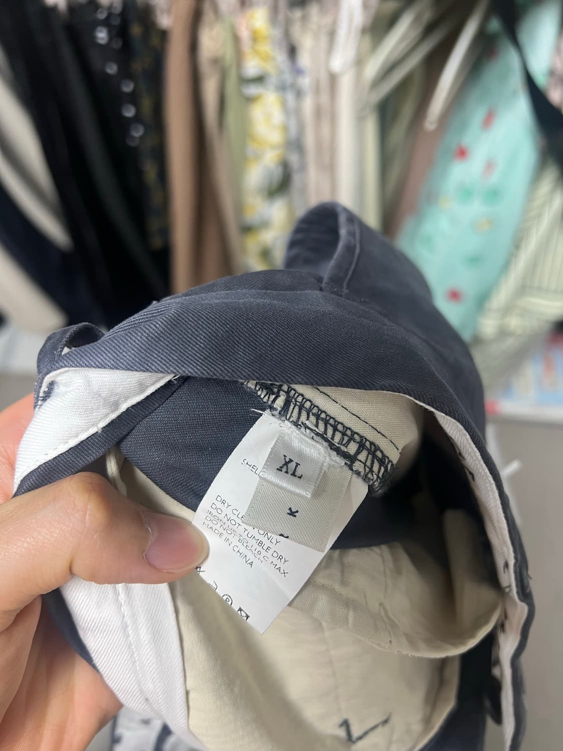 아크블루 에센셜 치노팬츠 그라파이트 XL 상품이미지3