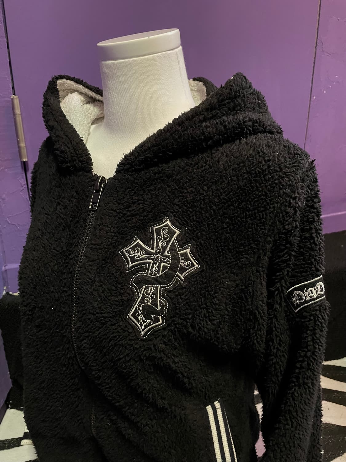 디그딥 스컬 후드집업 상품이미지3