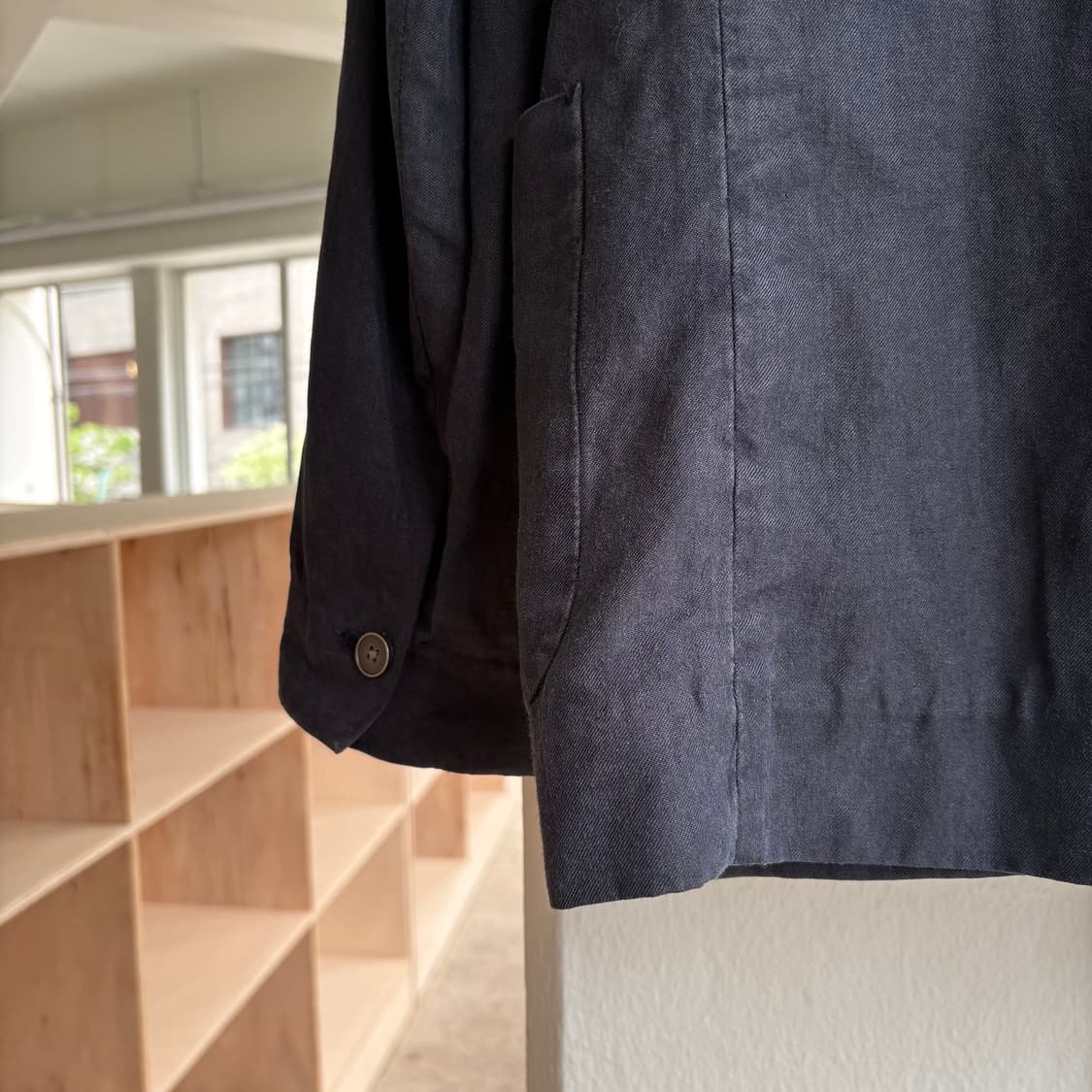 PURE DKNY 네이비 리넨 블레이져 상품이미지6
