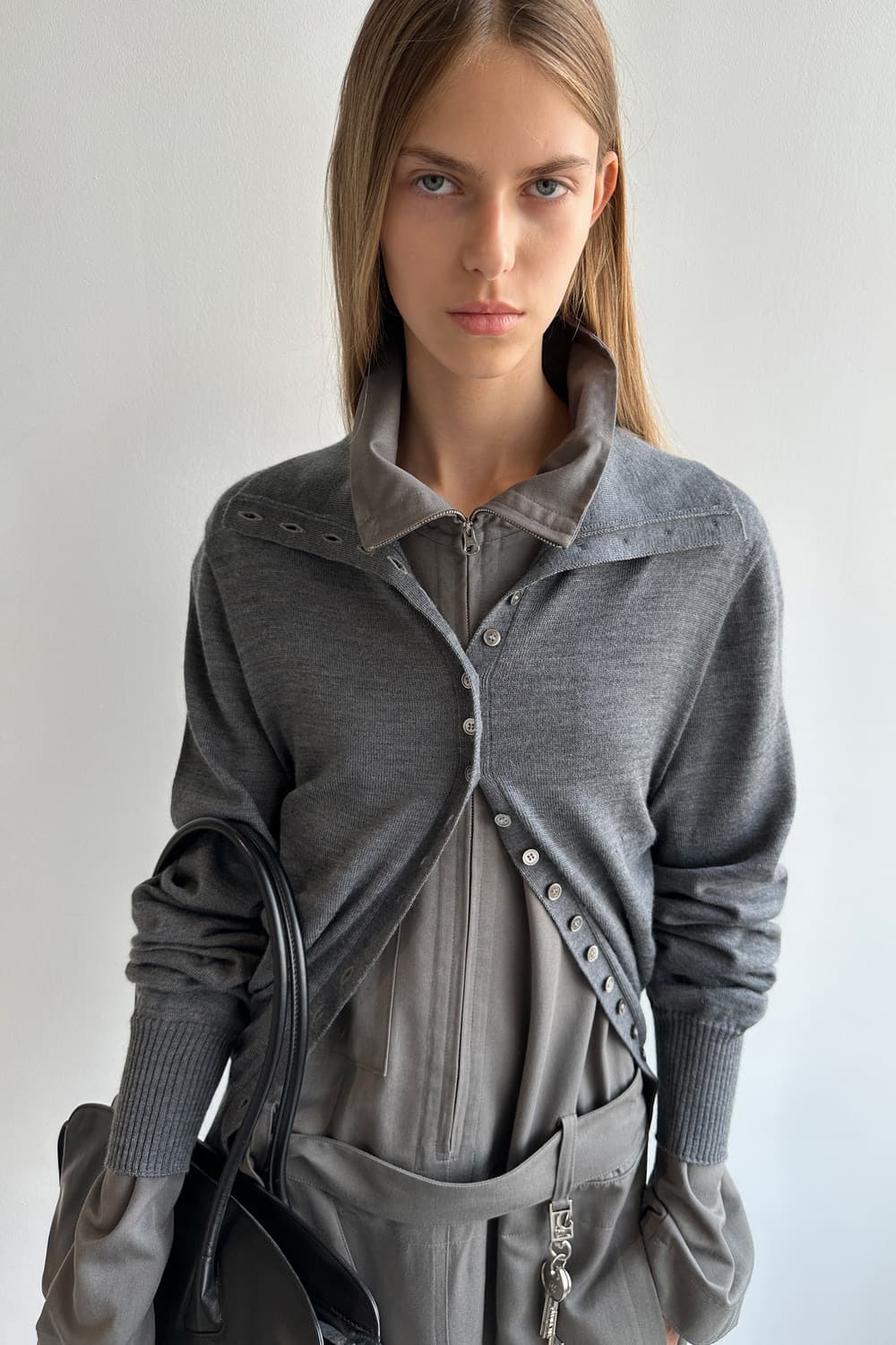 SAILOR BUTTON POINT KNIT CARDIGAN  상품이미지1