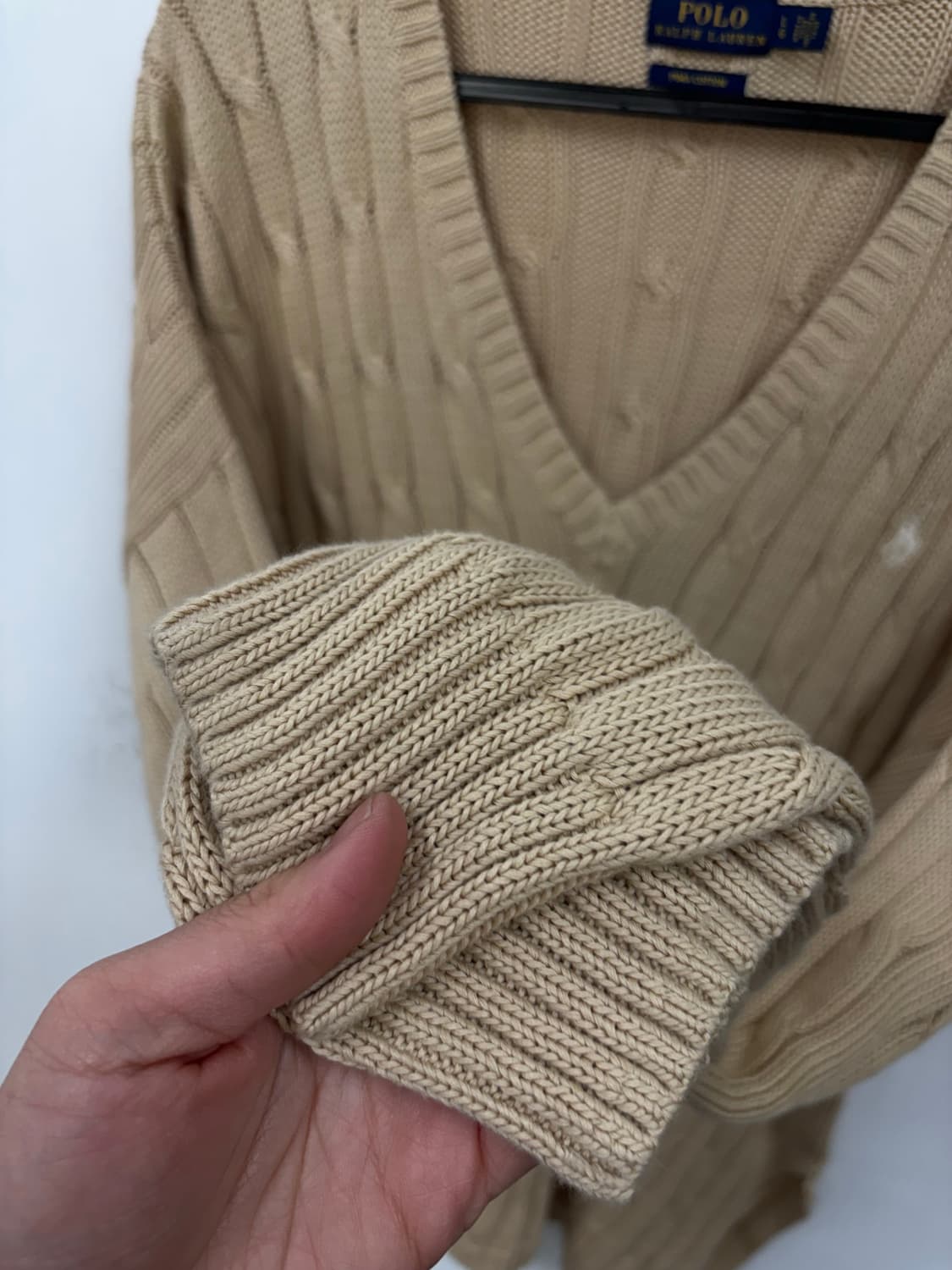 폴로랄프로렌 울 케이블 니트 상품이미지3