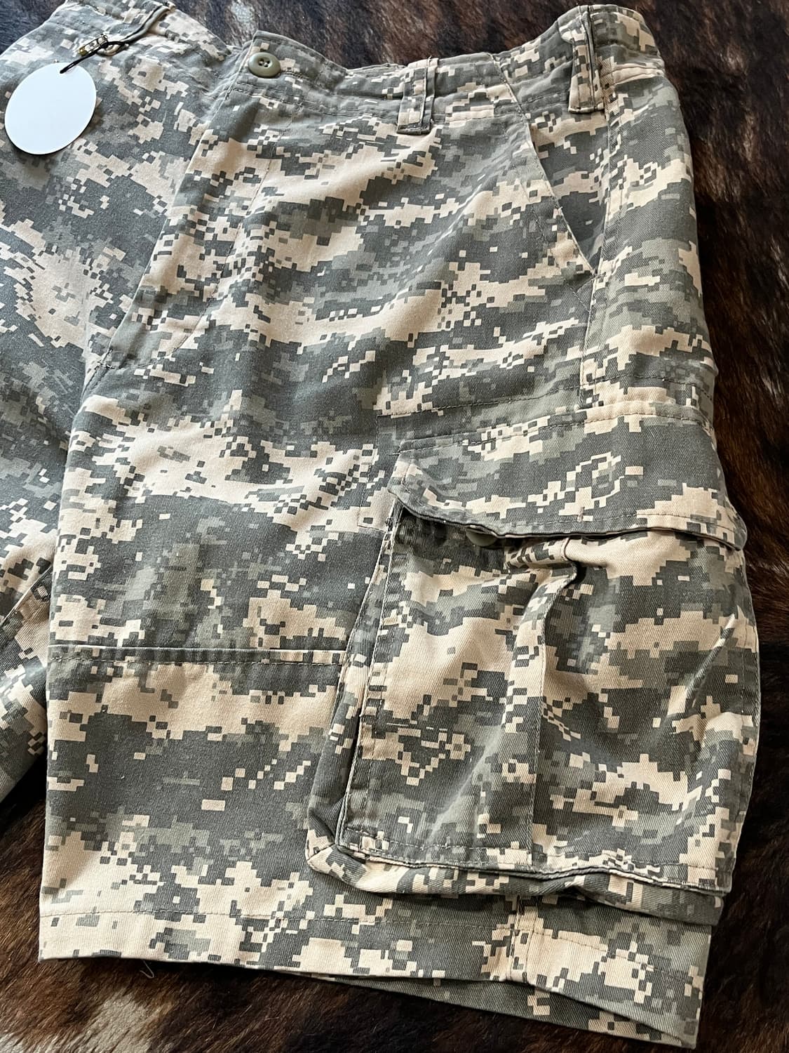 US ARMY DIGITAL CAMO CARGO SHORTS 상품이미지3