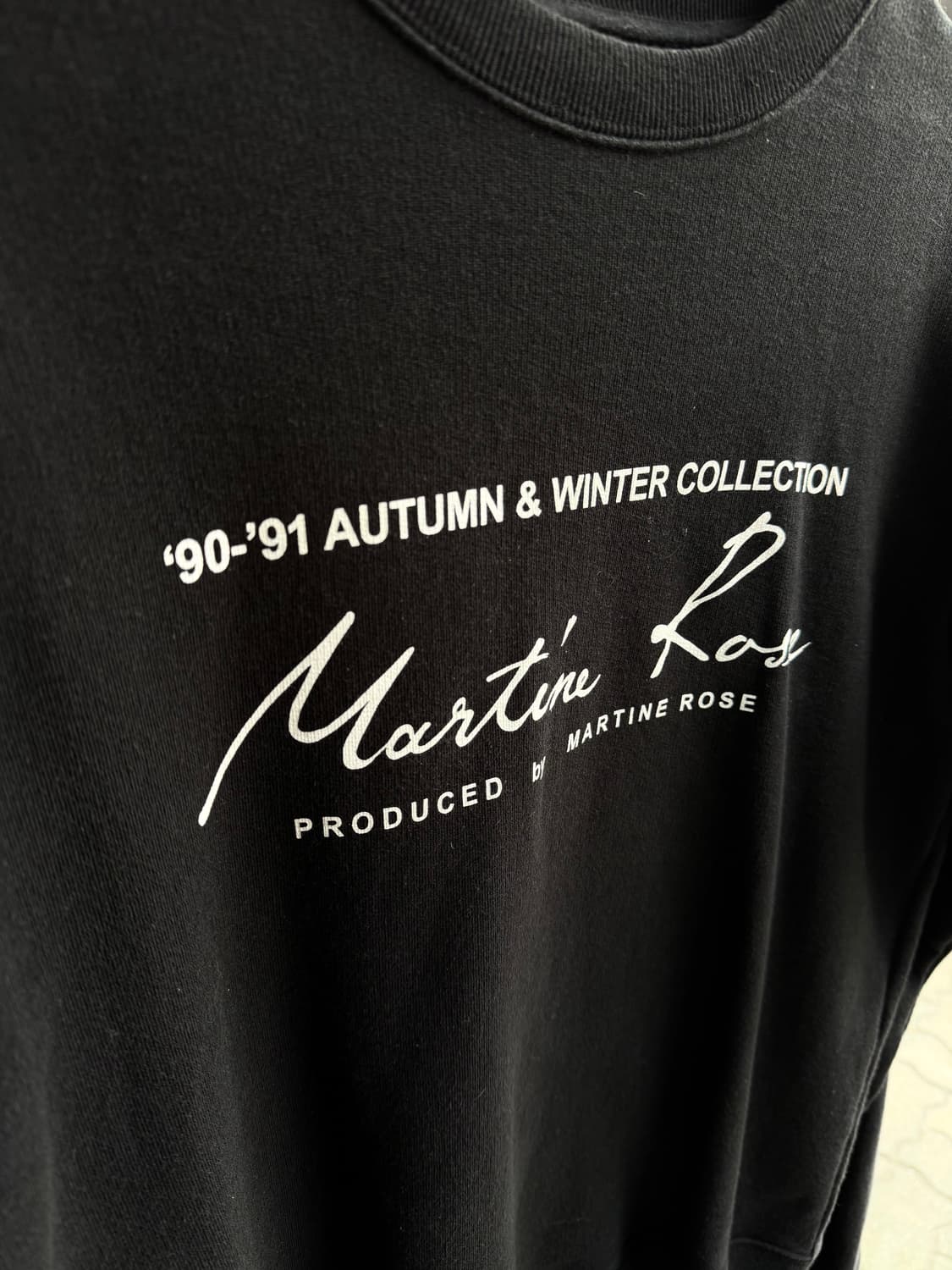 S/ 마틴 로즈 ’90-’91 오텀&윈터 레터링 맨투맨 상품이미지5