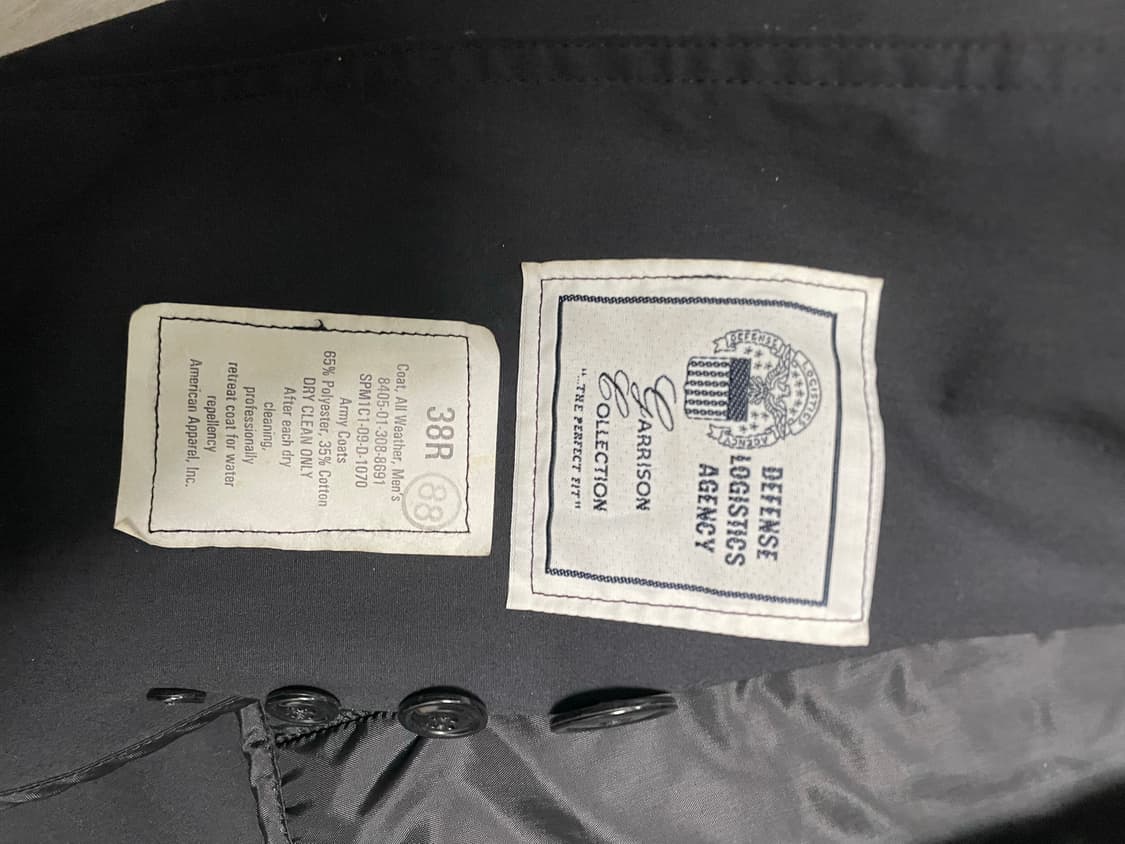 미군 장교 트렌치코트 L-XL 상품이미지3