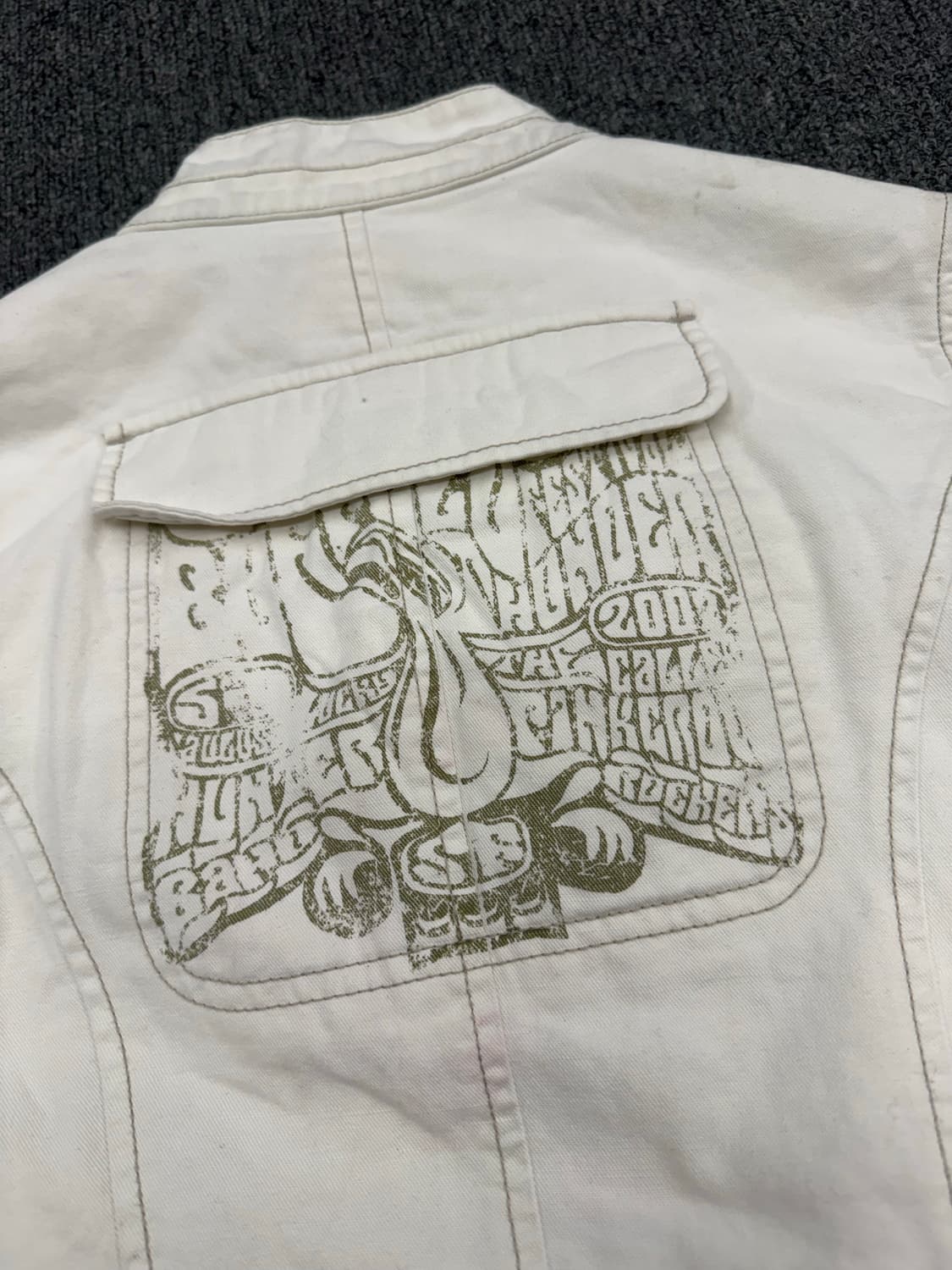 OS)리바이스 빈티지 여성 크림 코튼 자켓 상품이미지7