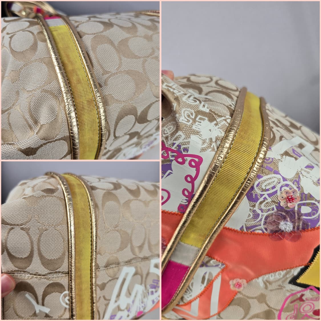 COACH 코치 Poppy bag 파피 퍼피 한정판 가방 백 정품 상품이미지8