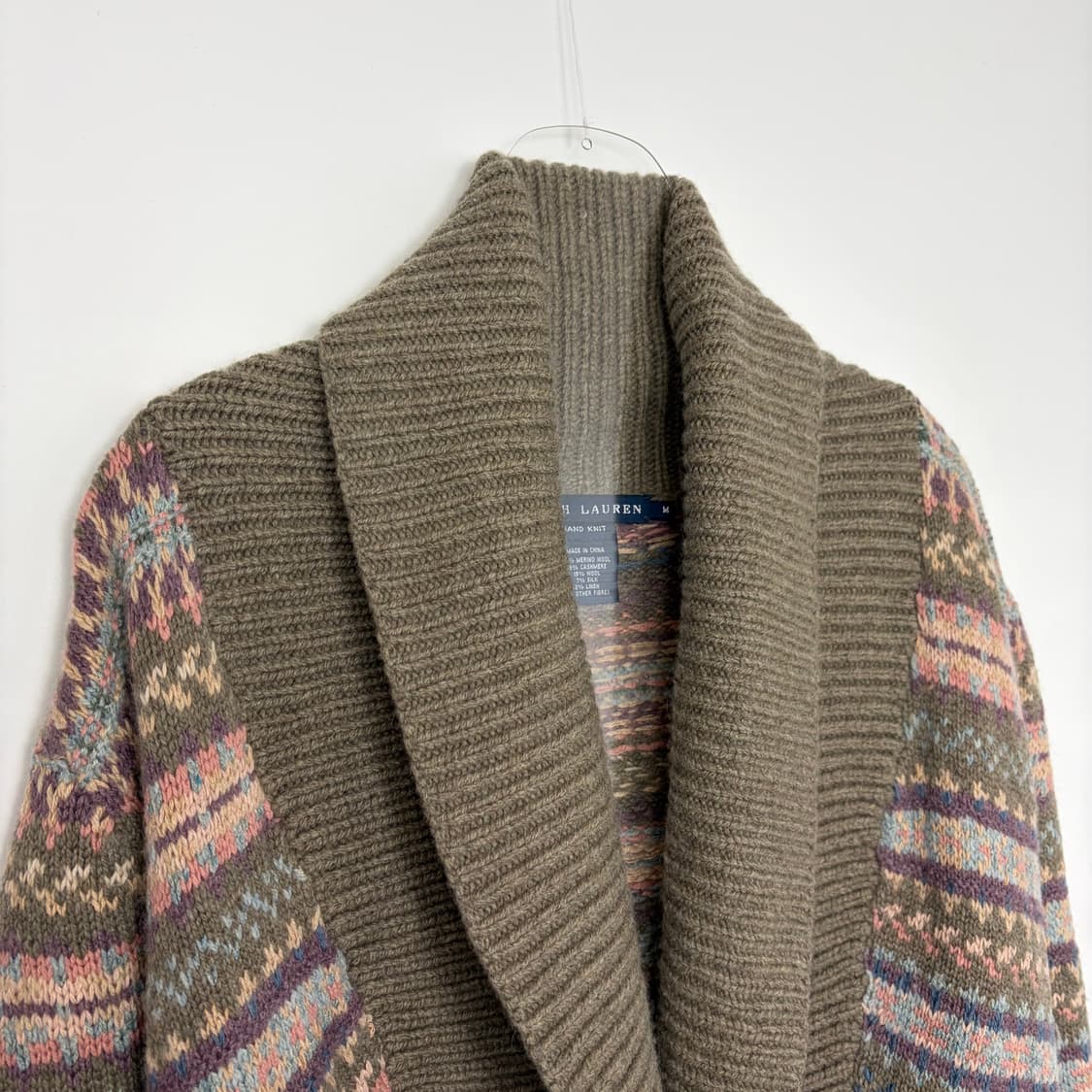 폴로 랄프로렌 노르딕 숄카라 니트 가디건 자켓 상품이미지2