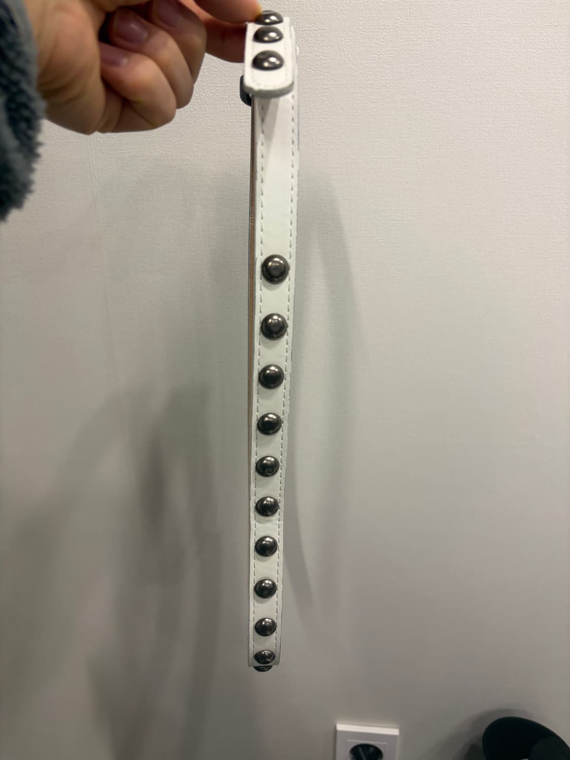 화이트 스터드 벨트 상품이미지1