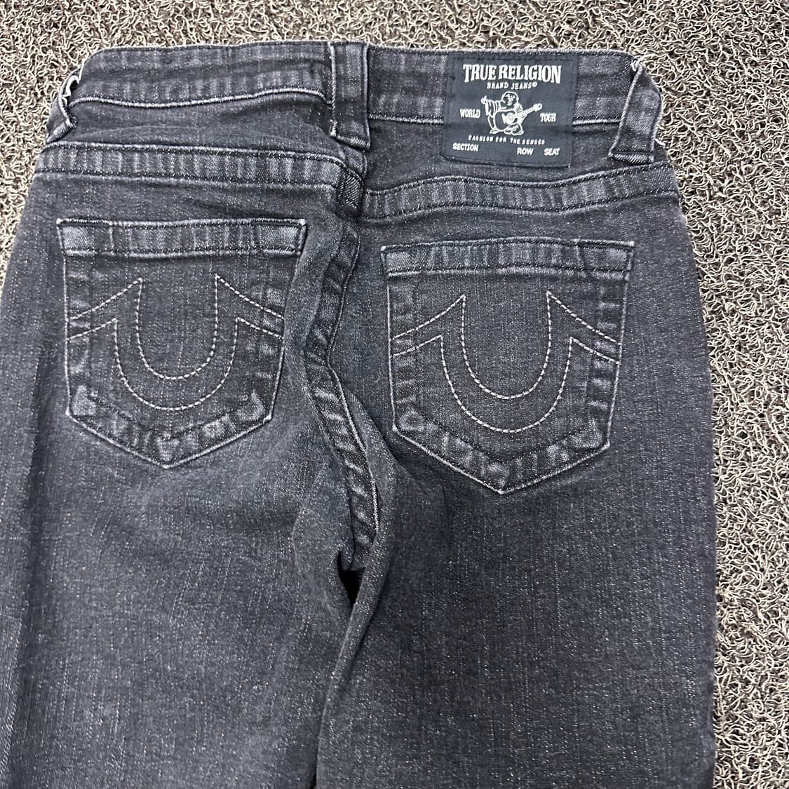 트루릴리젼 여성 데님 흑청 청바지 부츠컷 팬츠 26인치 상품이미지6