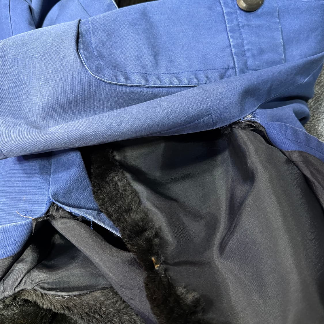 입생로랑 모피 레이어드 코트   상품이미지8