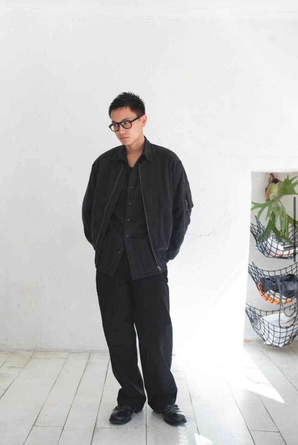 [2] HAM 블랙 몰스킨 워크 팬츠 상품이미지2